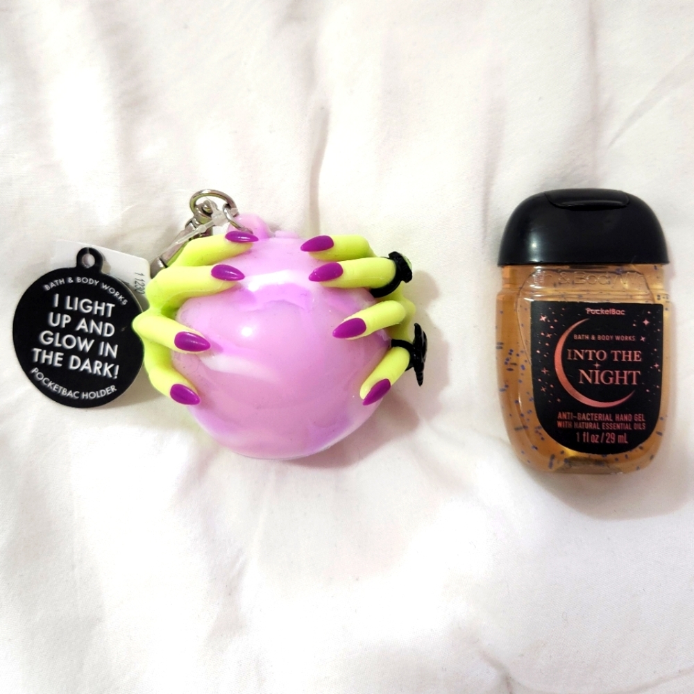Bath & Body Works Crystal Ball PocketBac Holder & Into the Night PocketBac